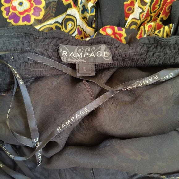 Mini Multi Color Beaded Halter Dress - Picture 6 of 7